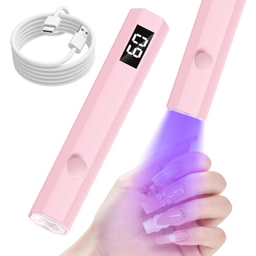 Ranrose Cordless Flash Cure UV Nail Lamp, Portable Handheld LED Light