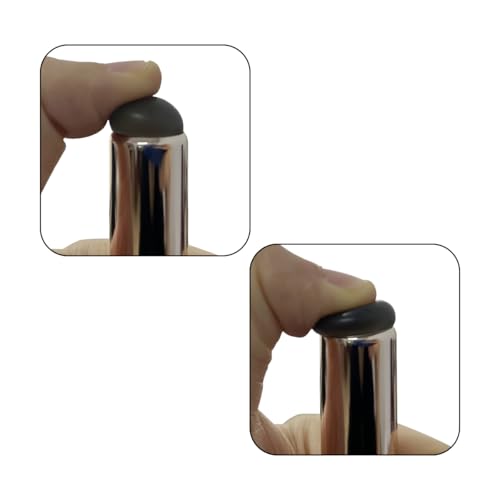 Silicone Lip Brush Set 2pcs - Portable Makeup Blending & Concealer Tool with Lid