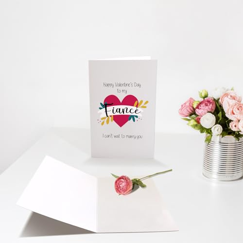 Fiance Valentine's Day Greeting Card - I Can't Wait to Marry You