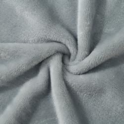CREVENT 2-Pack 30x40 Inch Cloud and Grey Lion Baby Blankets Cozy Fluffy Swaddle Set