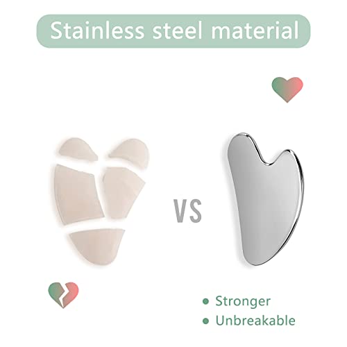 OXT Stainless Steel Gua Sha Facial Tool for Skin Tightening