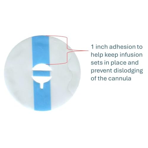 30pk Overpatches for Sure-T, TruSteel, Contact Detach - 90-Degree Steel Infusion Sets - Waterproof, Transparent, Breathable, Long Lasting