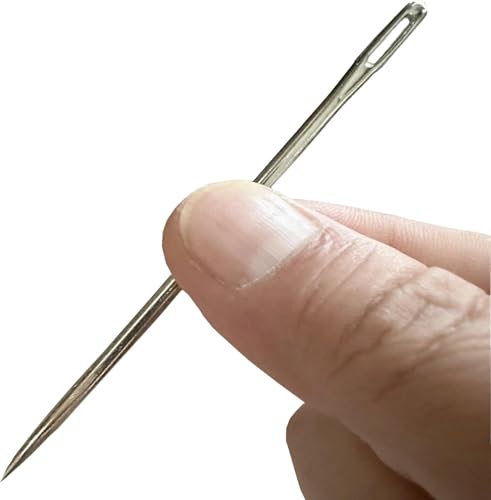10-Inch Upholstery Needle with Large Eye - 3mm Thickness