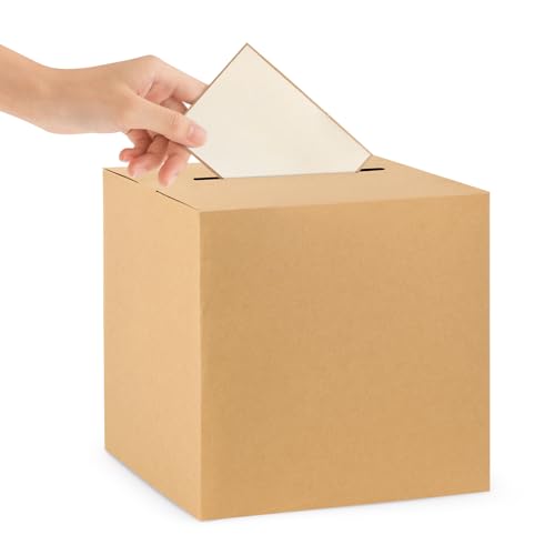 Kraft Card Box Money Holder for Wedding Party 9 Inch DIY Gift Box