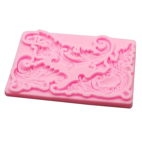 Baroque Silicone Molds Set of 4 for Cake Decoration & Clay Art