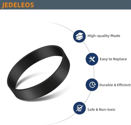 JEDELEOS Replacement Vacuum Cleaner Belts for Rainbow E/SE Series (Pack of 2)
