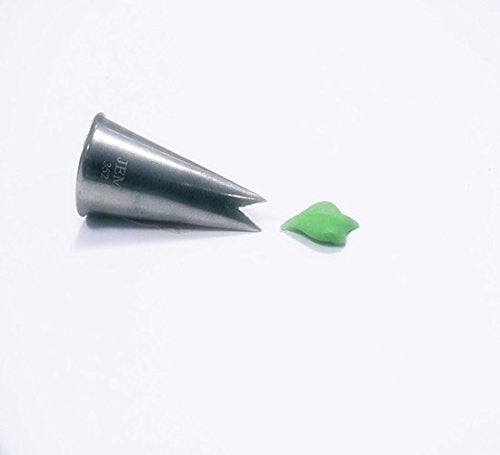 JEM Leaf & Poinsettia Piping Nozzle #352 - Stainless Steel Tip
