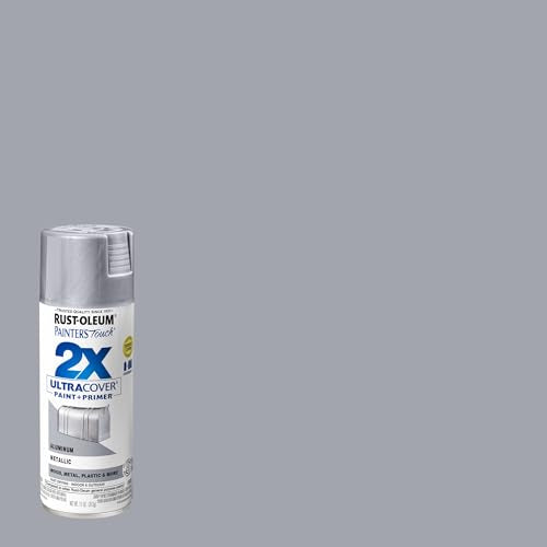 Rust-Oleum Painter's Touch 2X Ultra Cover Spray Paint - Metallic Aluminum, 1 oz