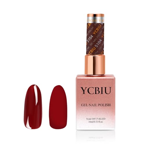YcBiu 16ml Streak-Free Gel Polish UV LED Buildable Manicure