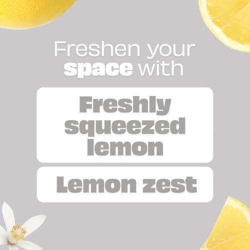 Glade Lemon Small Room Air Freshener Starter Kit, 4 Devices + 4 Refills