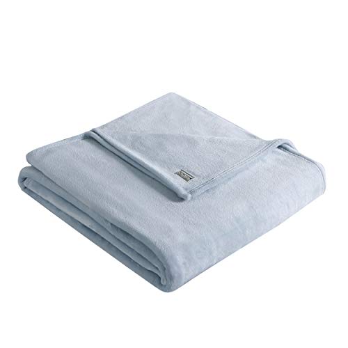 Kenneth Cole - Twin Blanket, Plush Fleece Bedding, Cozy Home Decor for All Seasons (Solid Blue, Twin)