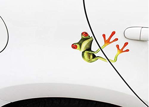 Funny Frog Car Decal Sticker for Cars, Trucks, and Laptops