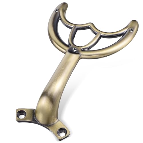 UKCOCO Ceiling Fan Blade Arm Replacement - Gold Zinc Alloy Fixes Wobbly Fans, Coffee Variation