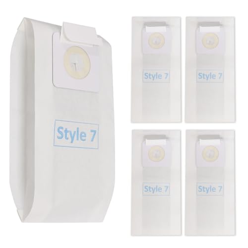 Bissell Style 7 Vacuum Bags - 5-Pack Replacement Bags for PowerForce & PowerGlide