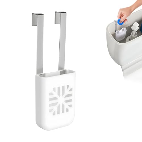 Toilet Tank Tablet Holder - White 1PCS | Hanging Cleaner & Deodorizer
