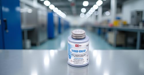 RectorSeal Tru-Blu Pipe Thread Sealant, Fast-Dry PTFE for High Vibration