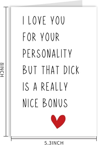 Funny Naughty Anniversary Card for Husband | Quirky Gift Idea