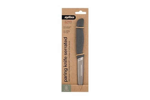 Zyliss Serrated Paring Knife 3.9" - German Steel, Eco-Friendly Handle (Pack of 6)