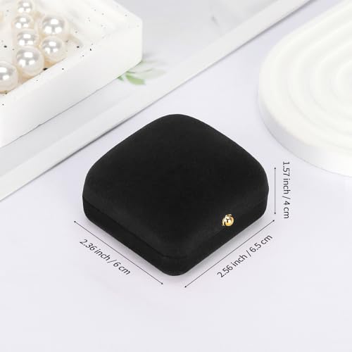 KUKUVR Velvet Earring Display Box - 2 Pcs Jewelry Holder for Women