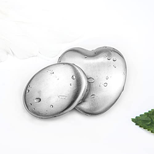 Stainless Steel Odor Remover Soap Bar Set - Kitchen Hand Deodorizer