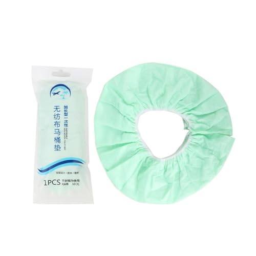 GAOGAO Green Disposable Non-Woven Toilet Seat Cover 2-Layer Waterproof Travel Pack