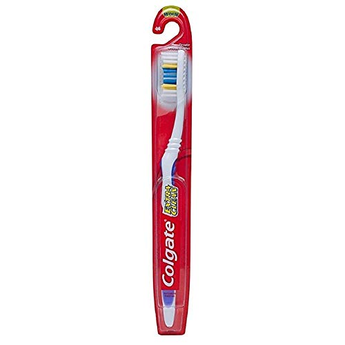 Colgate Extra Clean Medium Toothbrush with Stain Removal Bristles