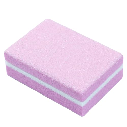 Verkelly Mini Nail Buffer Blocks 50 Pcs Pink 100/180 Grit