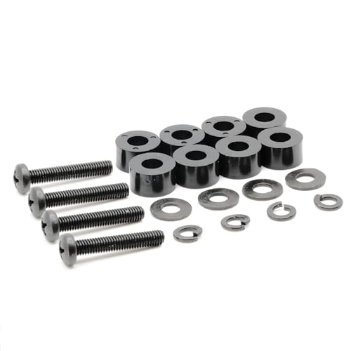 TV Wall Mount Screws Kit for Toshiba 55LF621U21 - VESA Compatible, Black Oxide