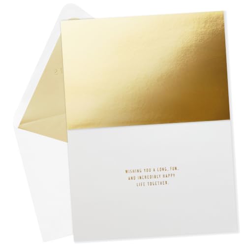 Hallmark Signature Engagement Card - Congrats Confetti Design