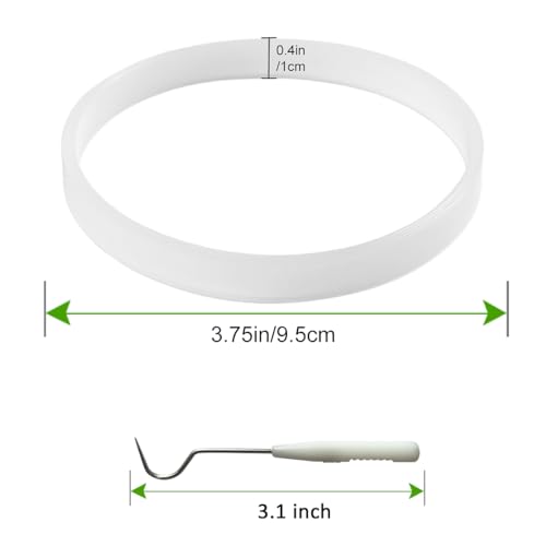 3 Pack Rubber Gaskets for Blender Sealing Rings Replacement - Fits CT680 BL456-30 BL681A BL682