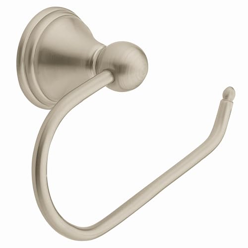 Moen Preston Brushed Nickel Wall-Mounted Toilet Paper Holder