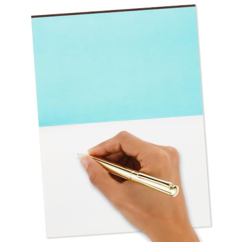 Hallmark Signature Mazel Tov Card - Blue & Gold Confetti