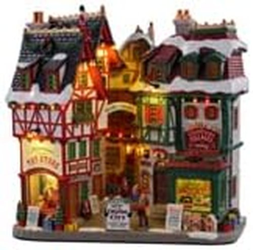 Lemax Christmas Village | Battery Operated Christmas City Decor - 4.5V, Festive Holiday Display