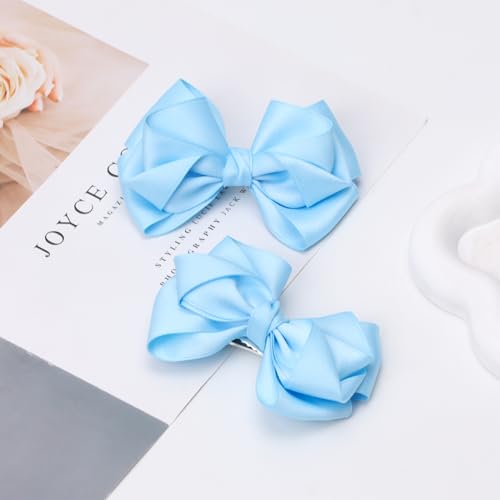 Zolyco 4.5 Inch Boutique Hair Bows with Alligator Clips for Women and Girls