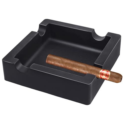 VIABRICO Unbreakable Silicone Cigar Ashtray with 4 Wide Holders
