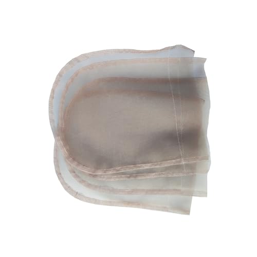 BLICAP 6x6 Brown Swiss Lace Closure Base Wig Making Net 4Pcs
