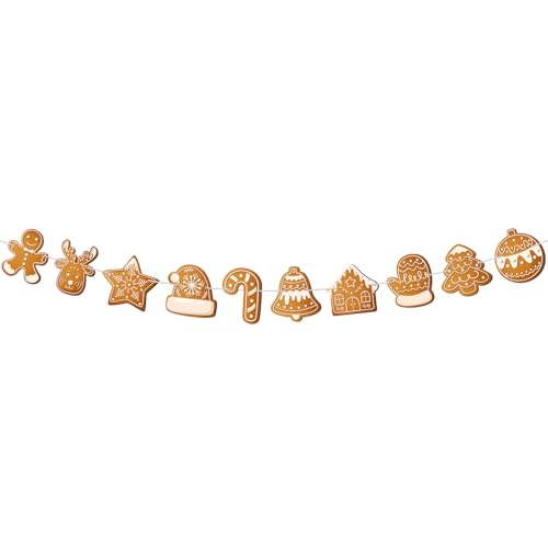 Gingerbread Garland Decoration for Christmas & New Year