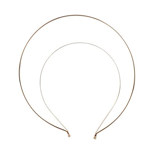 Kopida Gold Metal Halo Crown Bridal Headband Multi-Layer Goddess Hair Band