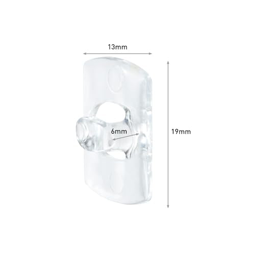 Command Transparent Decorating Clips with Adhesive Strips (20 Pack)