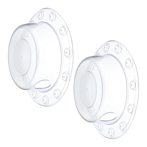 Bremorou Universal Silicone Bathtub Overflow Drain Cover, 2 Pack