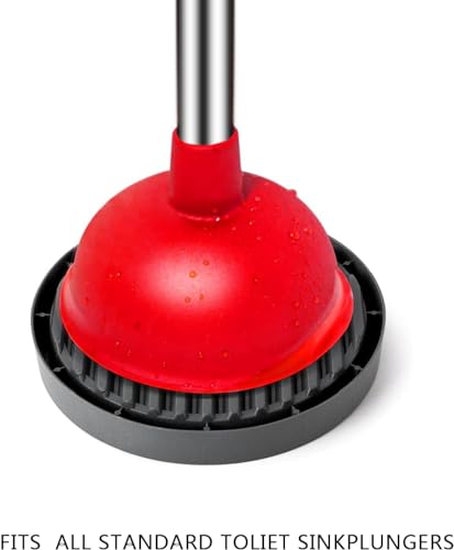 Anti-Slip Plunger Tray for Bathroom & Kitchen Organization