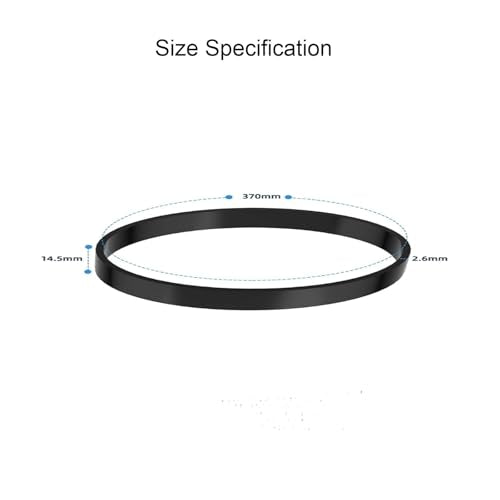 JIEPRO Vacuum Belts for Bissell PowerForce & CleanView Upright Vacuums 2 Pack