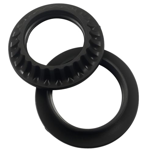 Hordion Lamp Shade Rings - 4 Pack E26 Socket Replacement, Black