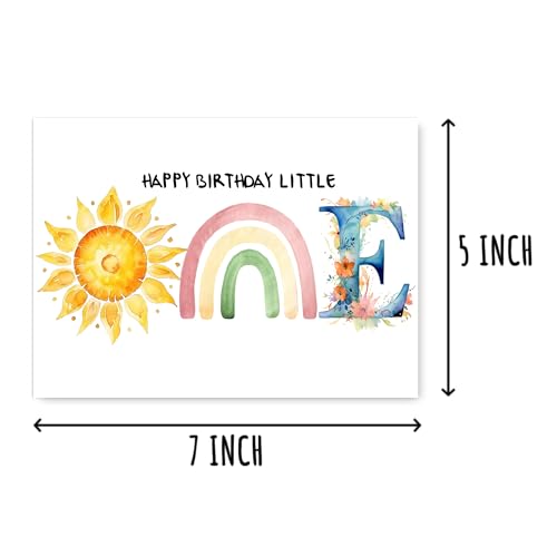 Happy 1st Birthday Card for Boys & Girls - Premium Quality