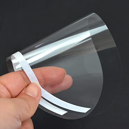 50 Pcs Disposable Shower Face Shields for Haircuts & Eyelash Extensions