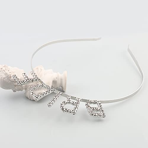 Framendino Bridal Rhinestone Tiara Crown - Elegant Wedding Headband