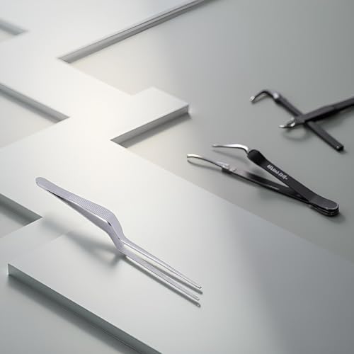 Lighted Stainless Steel Ear Tweezers with Spiral Design