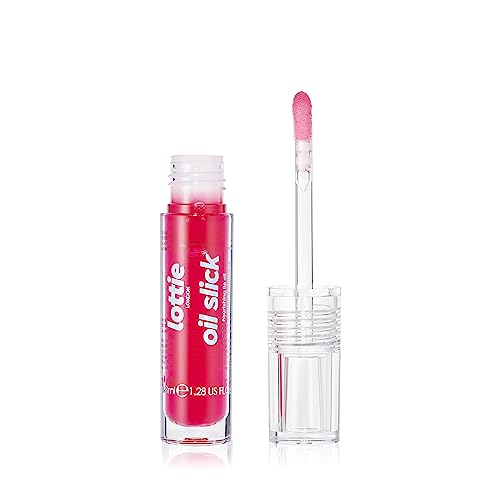 Lottie London Oil Slick Vegan Lip Oil Strawberry Dreams 0.12 fl oz