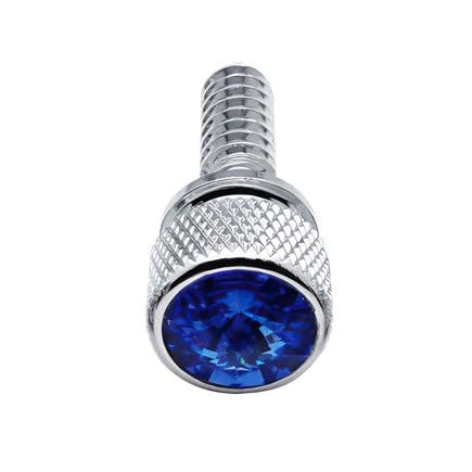 United Pacific 23802 Dash Panel Screw, Dash Screw, with Blue Diamond, for Peterbilt