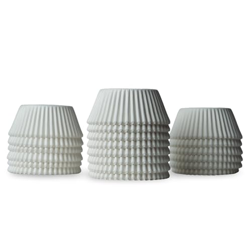 200 White Cupcake Liners - Standard Baking Cups for Muffins & Desserts